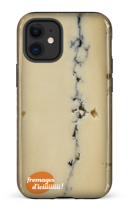 iPhone 12 Mini Tough Fromage Cendré Logo -