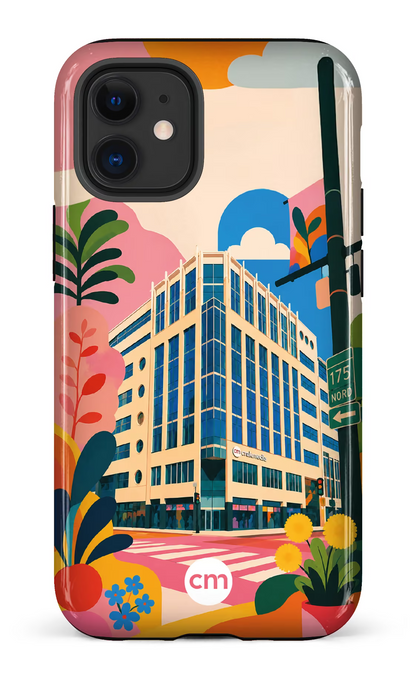 iPhone 12 Mini Tough Funky Building Crakmedia -