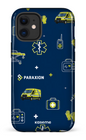 iPhone 12 Mini Tough Icônes bleu Paraxion -
