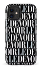 iPhone 12 Mini Tough Le Devoir — Gros logos -