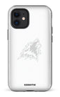 iPhone 12 Mini Tough Les Huskies Blanc -