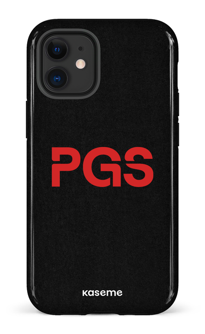 iPhone 12 Mini Tough PGS Noir&Rouge -