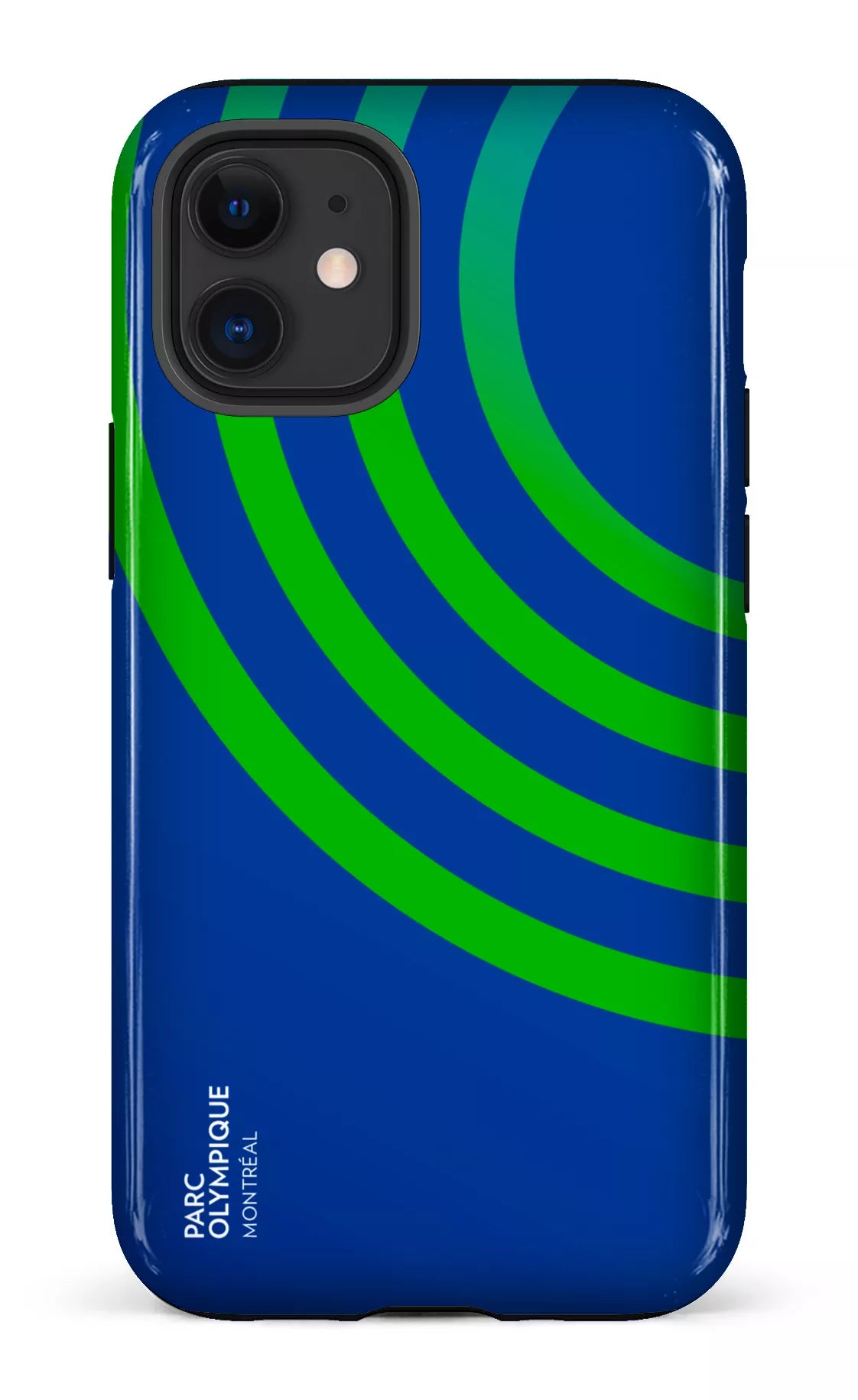 iPhone 12 Mini Tough Parc Olympique - Logo Bleu -