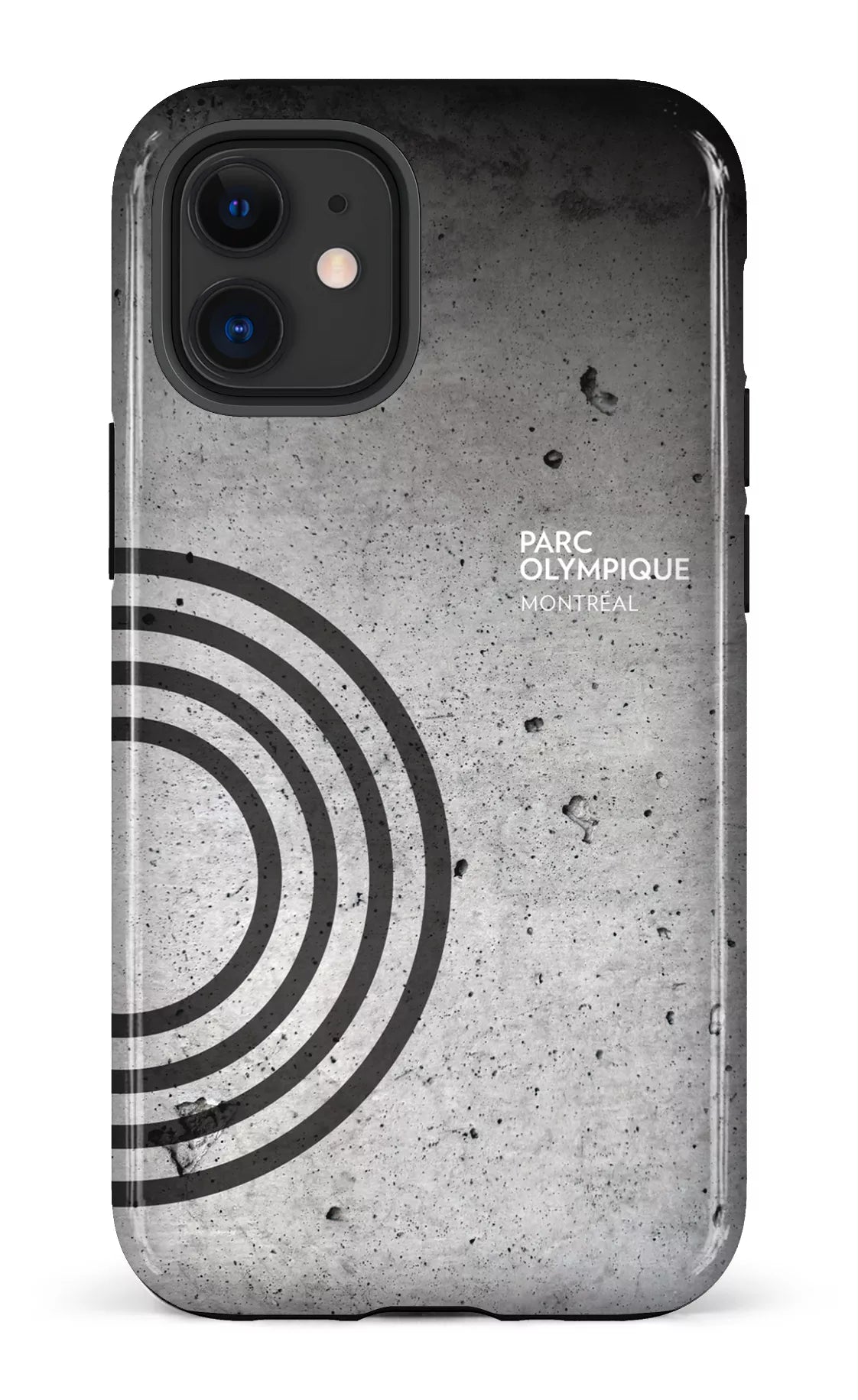 iPhone 12 Mini Tough Parc Olympique - Texture Béton -