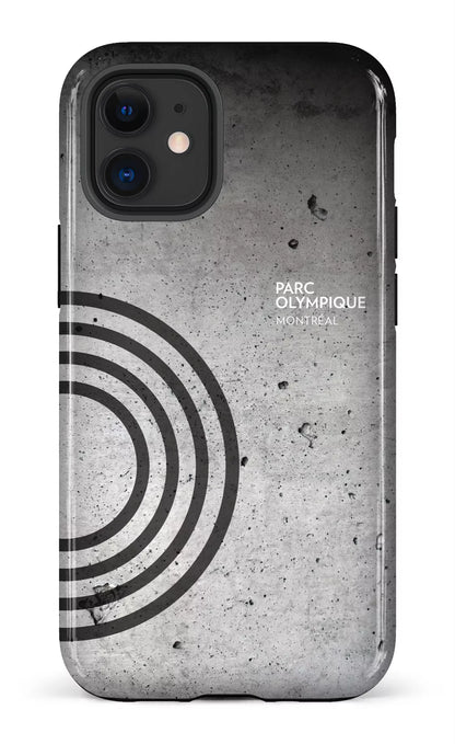iPhone 12 Mini Tough Parc Olympique - Texture Béton -