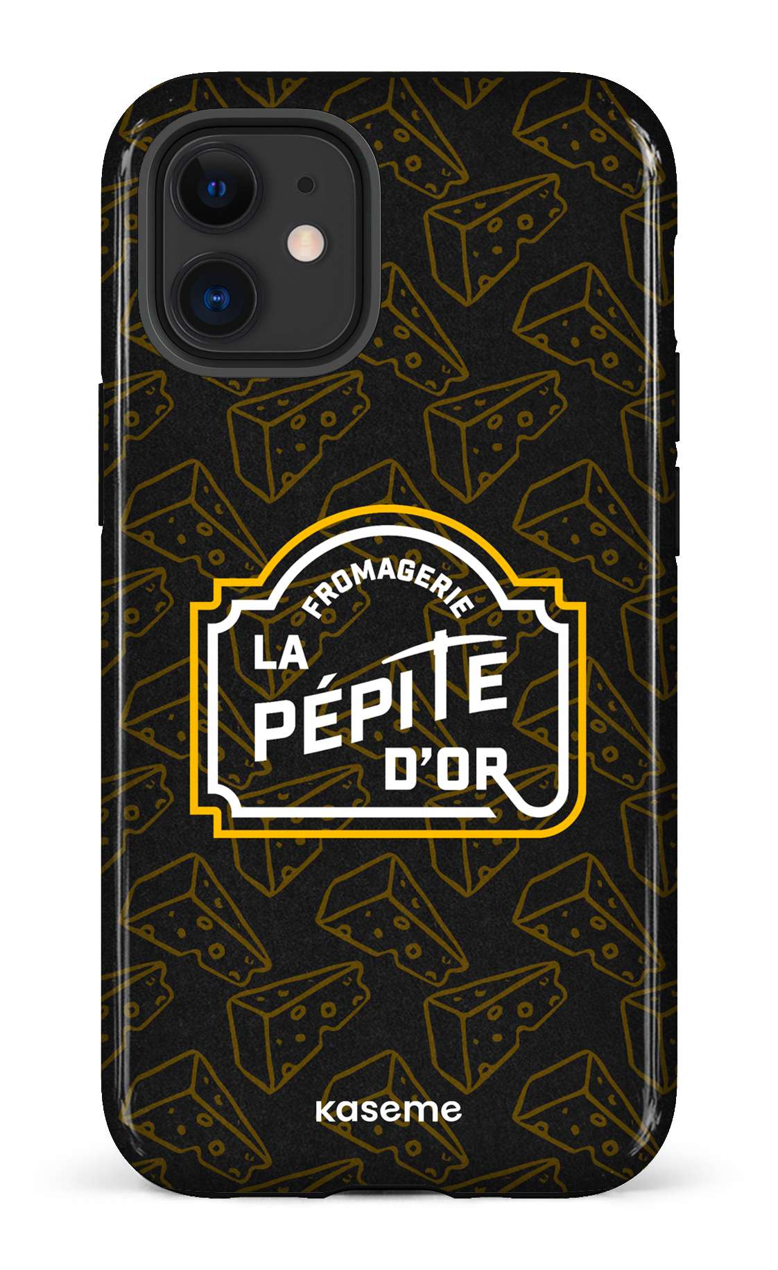 iPhone 12 Mini Tough Pépite x Fromages Noir -