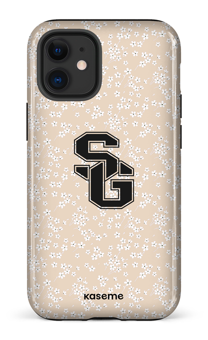 iPhone 12 Mini Tough Posy Beige x Dragons -