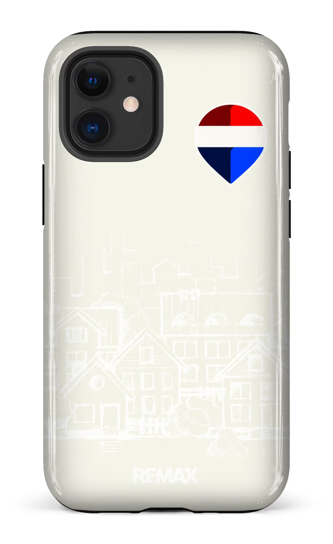 iPhone 12 Mini Tough Remax Sketch Beige -