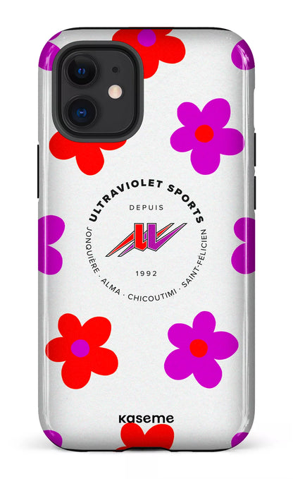 iPhone 12 Mini Tough UltraViolet Fleurs -
