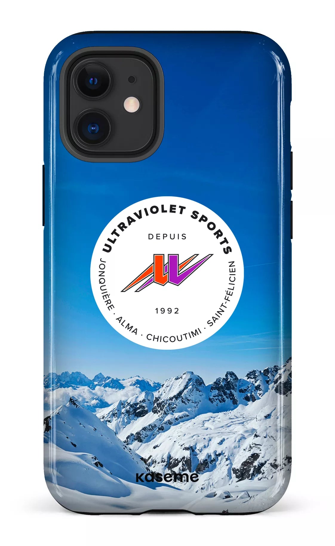 iPhone 12 Mini Tough UltraViolet Montagnes -