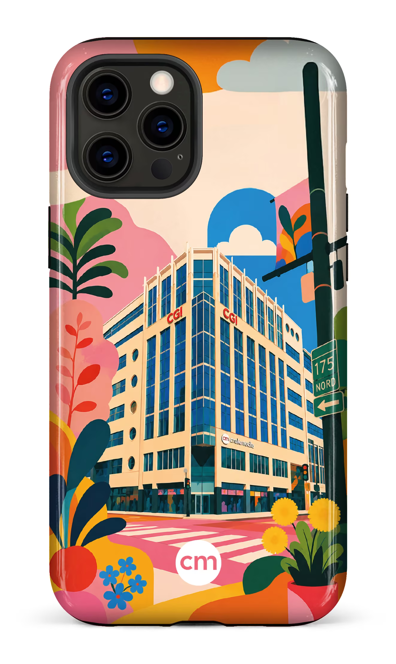 iPhone 12 Pro Max Tough Funky Building Crakmedia -