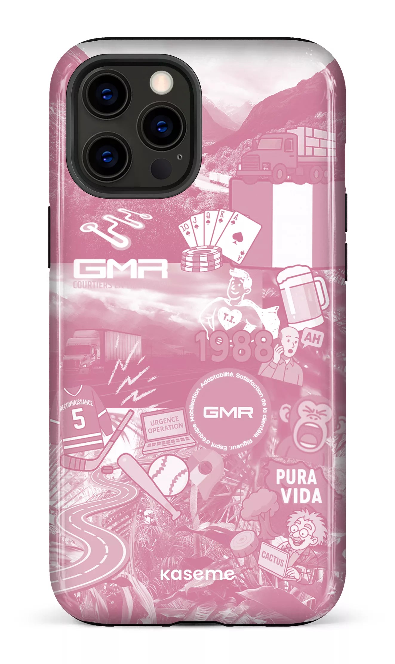 iPhone 12 Pro Max Tough GMR Collage Rose -