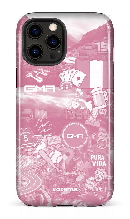 iPhone 12 Pro Max Tough GMR Collage Rose -