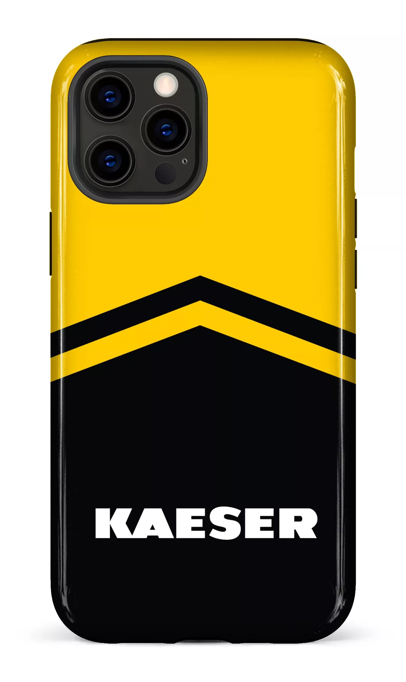 iPhone 12 Pro Max Tough Kaeser Noir et Jaune -