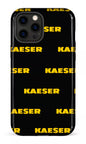 iPhone 12 Pro Max Tough Kaeser Pattern Noir -