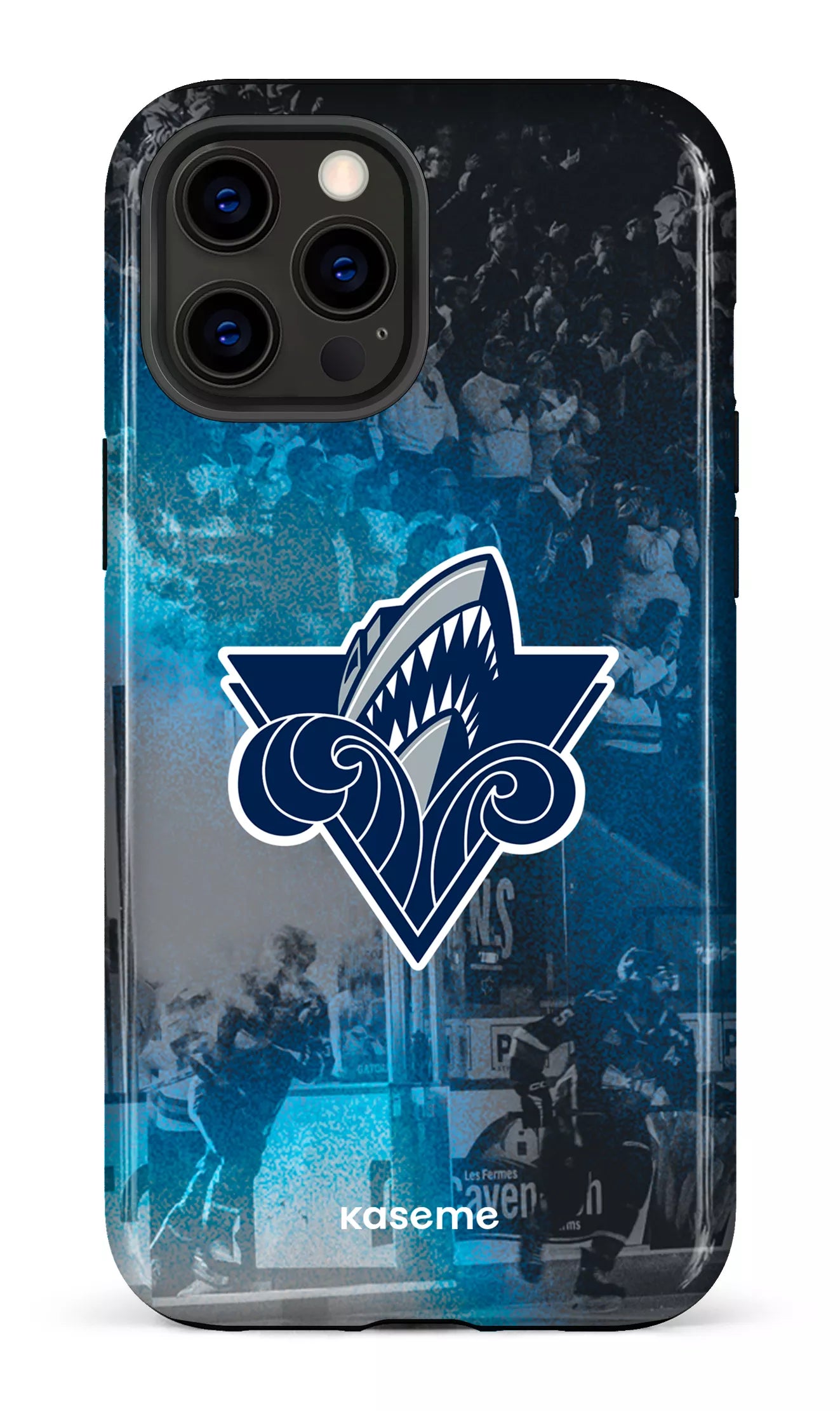 iPhone 12 Pro Max Tough Océanic Logo & Foule -