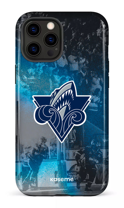 iPhone 12 Pro Max Tough Océanic Logo & Foule -