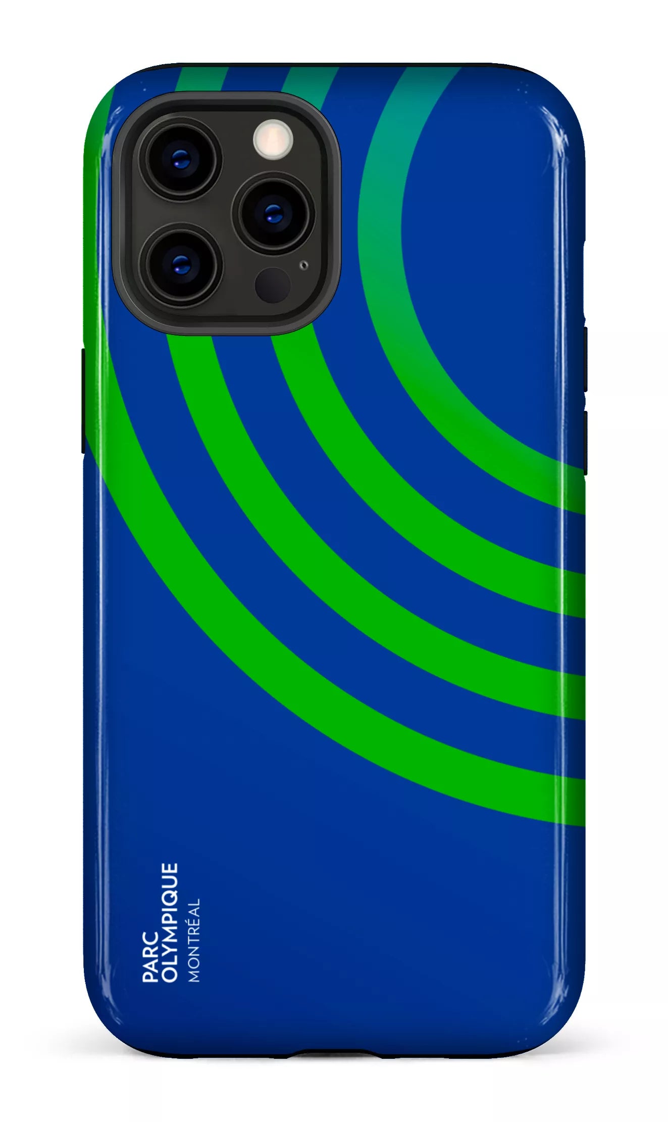 iPhone 12 Pro Max Tough Parc Olympique - Logo Bleu -