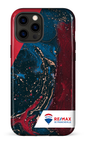 iPhone 12 Pro Max Tough Peinture marbrée sombre de Francheville -
