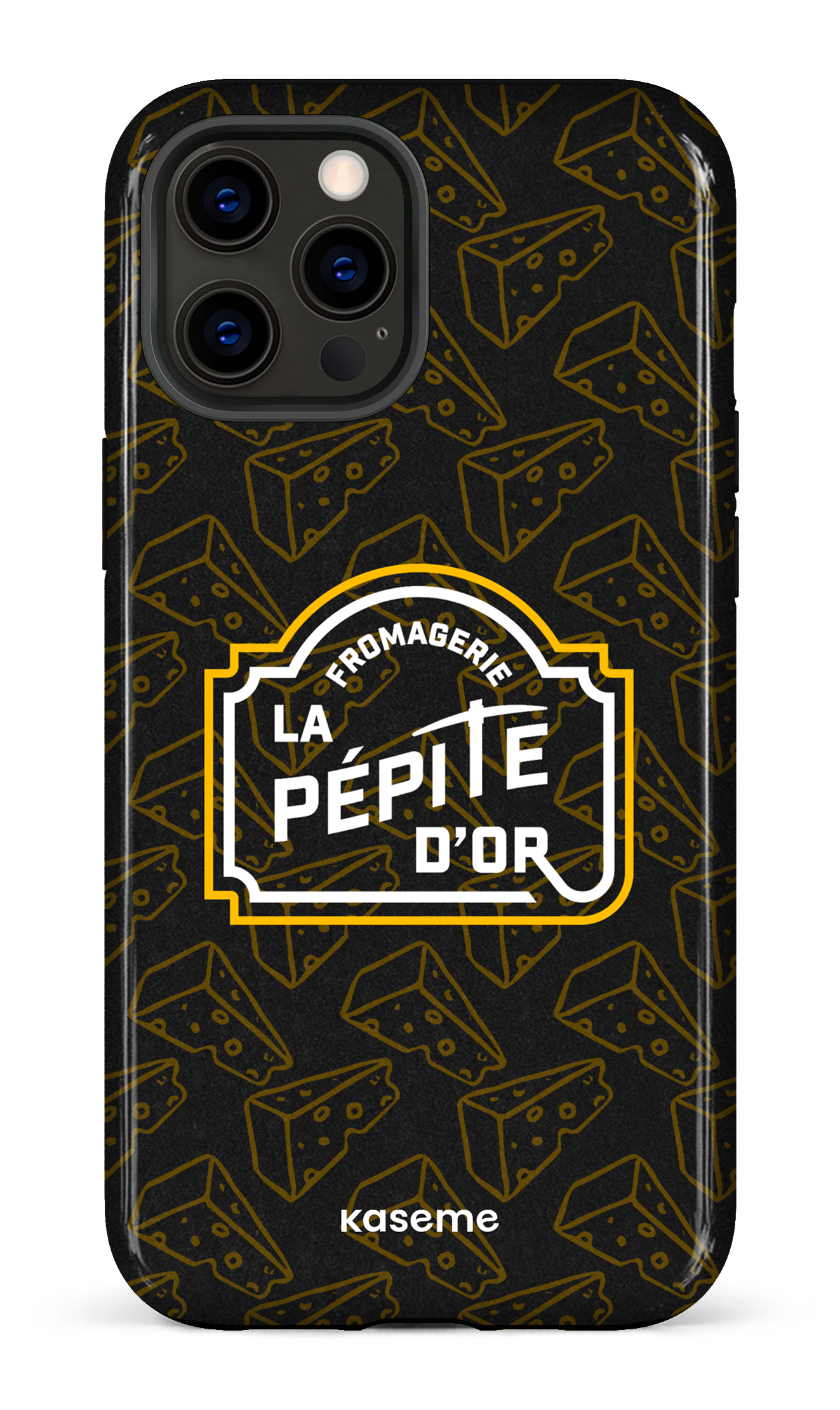 iPhone 12 Pro Max Tough Pépite x Fromages Noir -