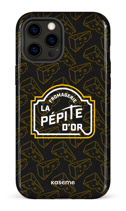 iPhone 12 Pro Max Tough Pépite x Fromages Noir -