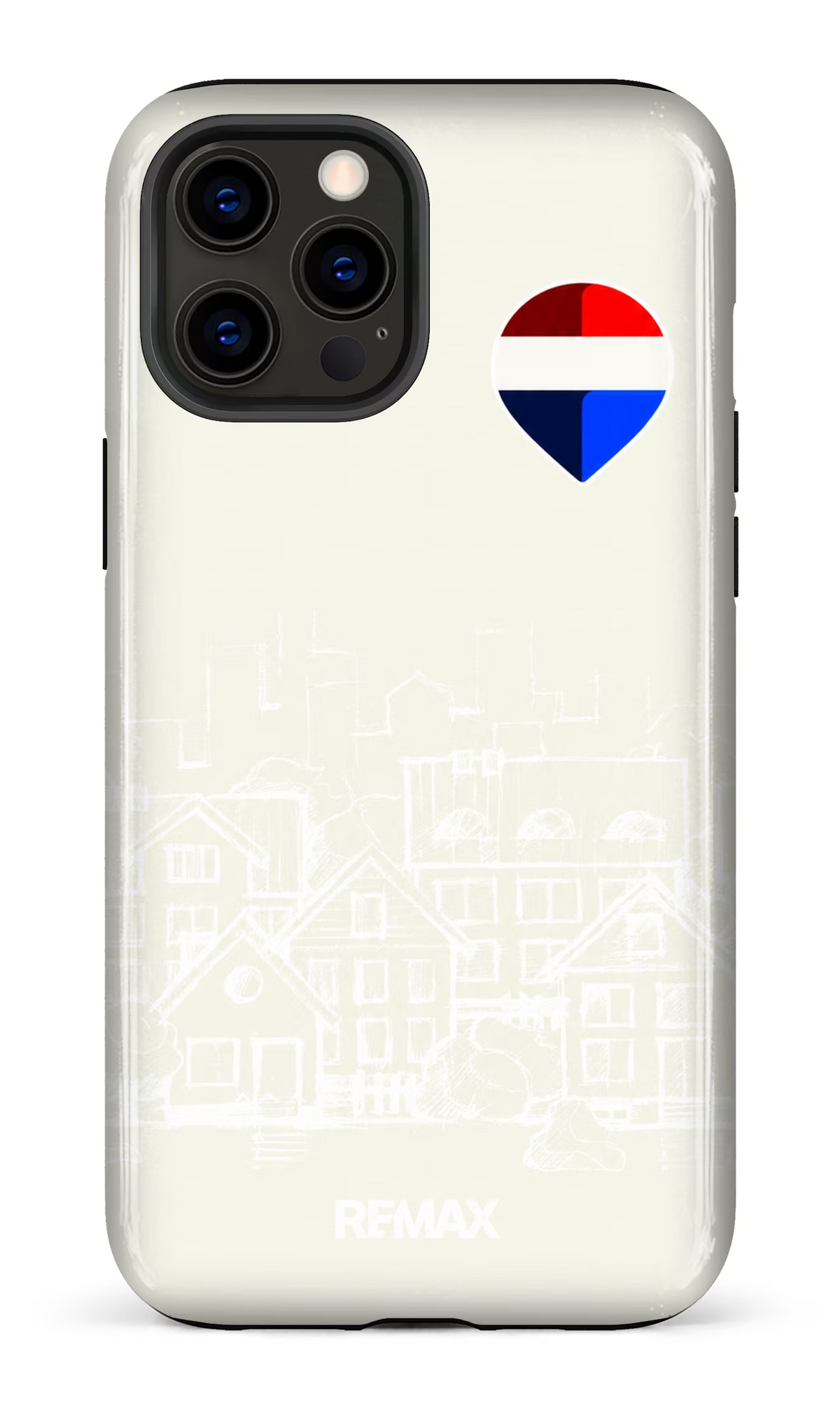iPhone 12 Pro Max Tough Remax Sketch Beige -