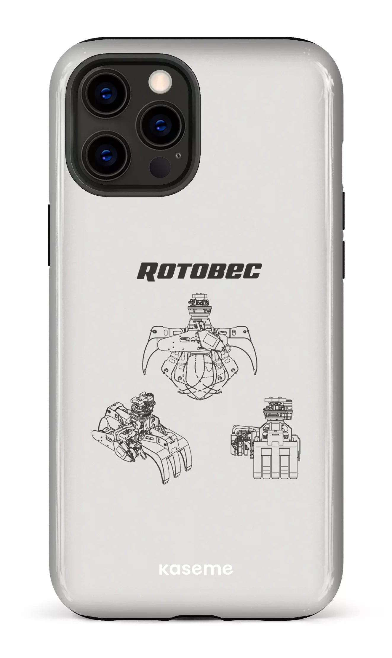 iPhone 12 Pro Max Tough Rotobec Gris -