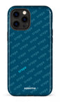 iPhone 12 Pro Max Tough SREPE Pattern Bleu x Turquoise -