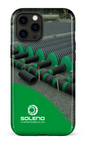 iPhone 12 Pro Max Tough Soleno tuyaux vert x vague -