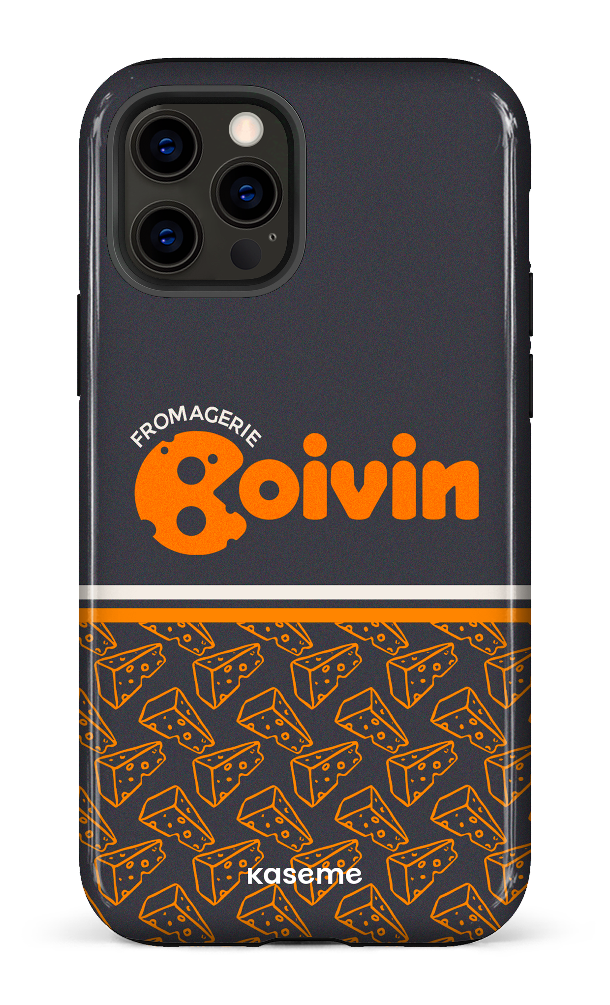 iPhone 12 Pro Tough Boivin Gris x Fromages -