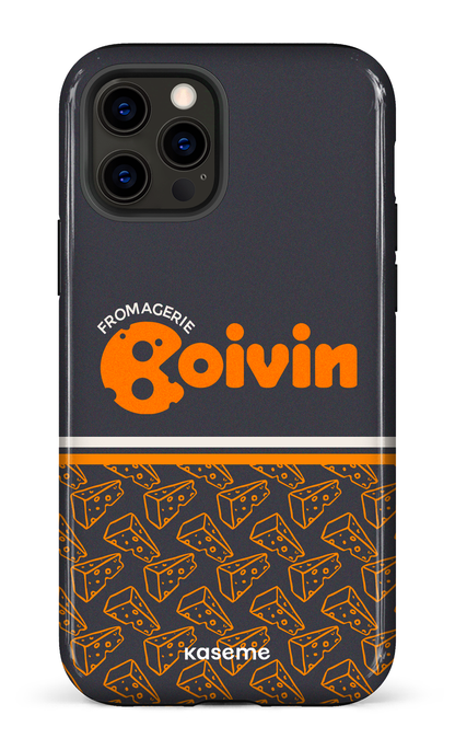 iPhone 12 Pro Tough Boivin Gris x Fromages -