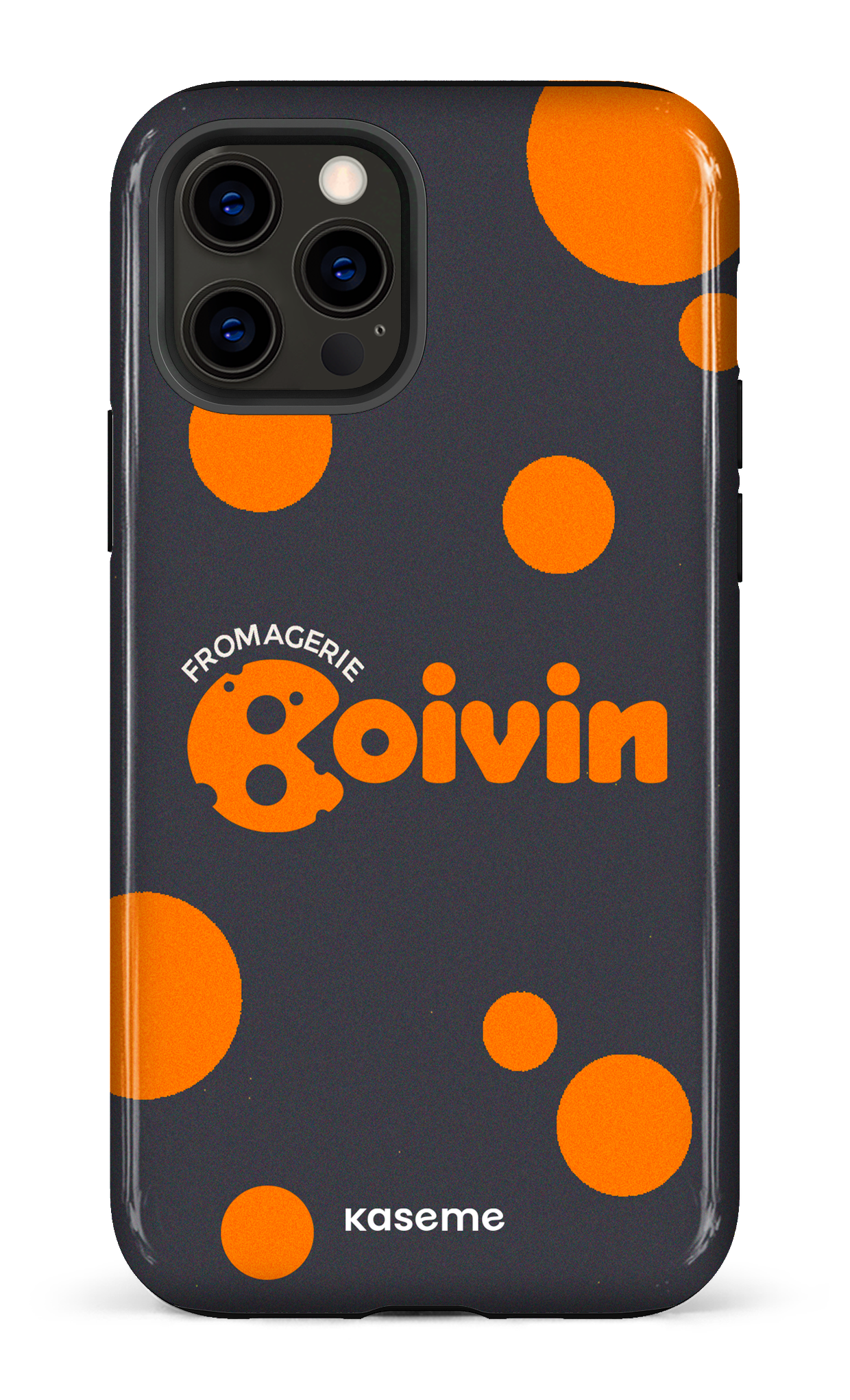 iPhone 12 Pro Tough Boivin Gris x Ronds -