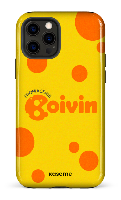 iPhone 12 Pro Tough Boivin Jaune x Ronds -