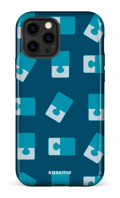 iPhone 12 Pro Tough Casse-tête Bleu -