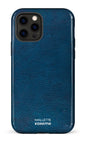 iPhone 12 Pro Tough Cuir Bleu x Mallette -