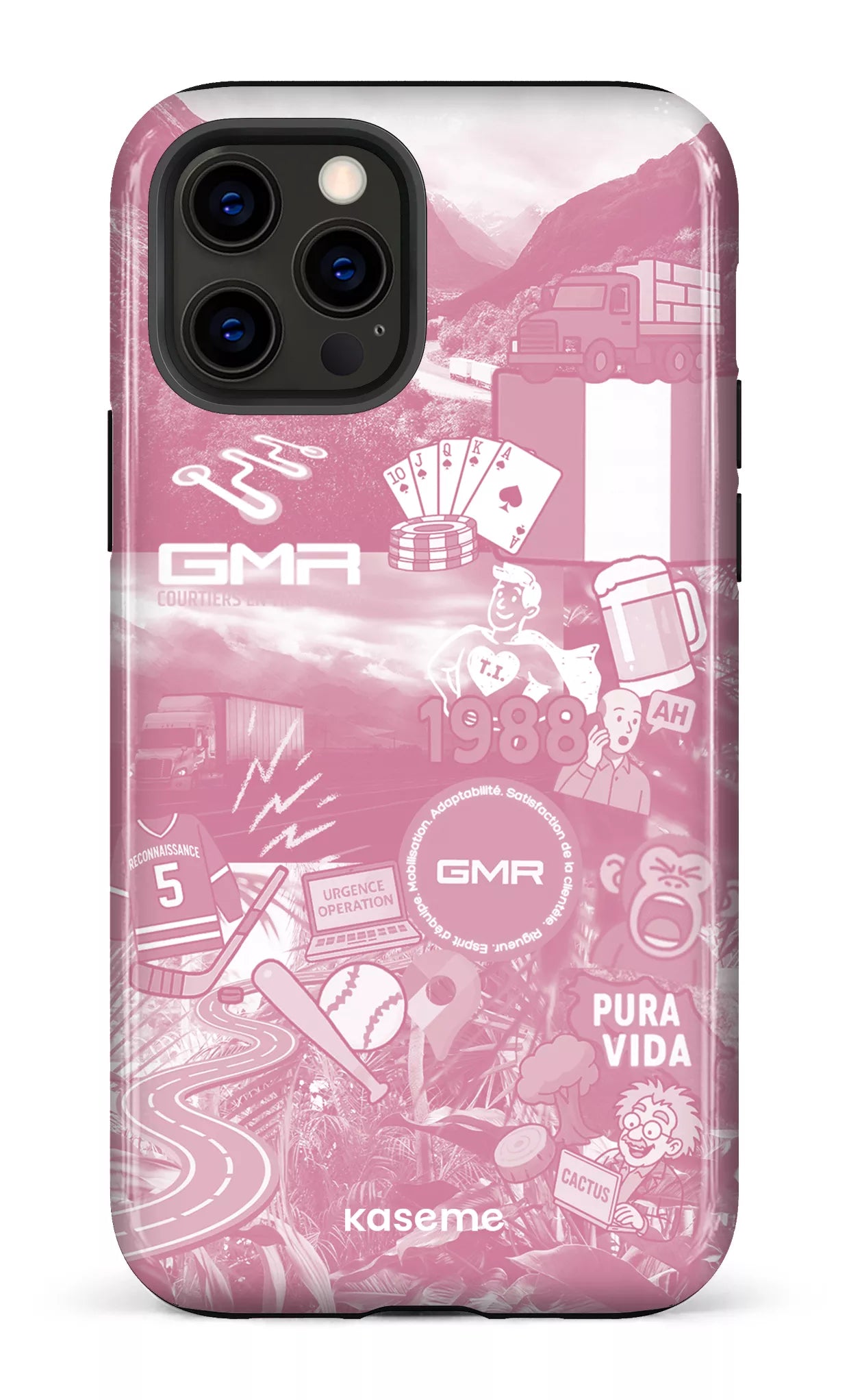 iPhone 12 Pro Tough GMR Collage Rose -