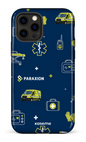iPhone 12 Pro Tough Icônes bleu Paraxion -