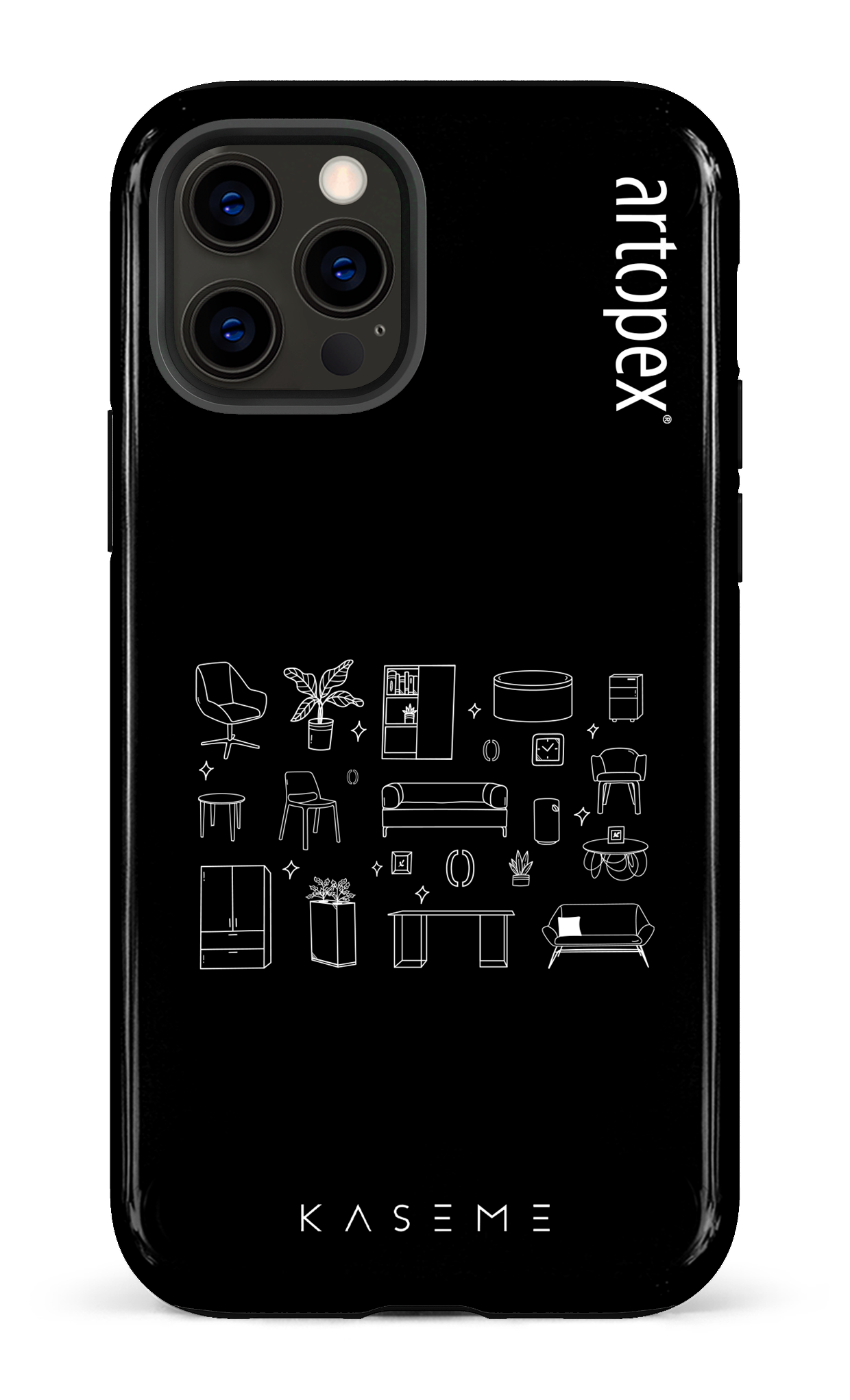iPhone 12 Pro Tough L'essentiel noir par Artopex -