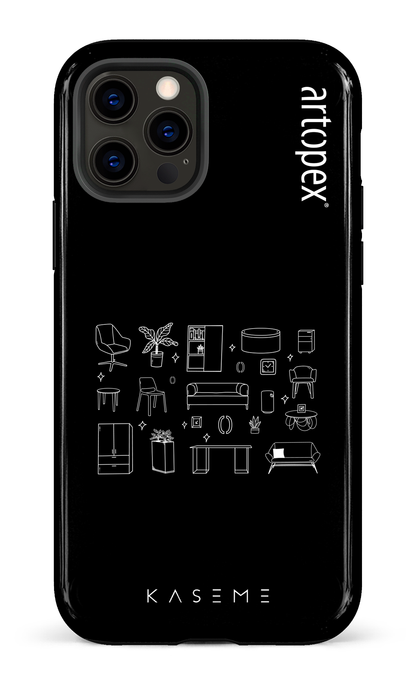 iPhone 12 Pro Tough L'essentiel noir par Artopex -