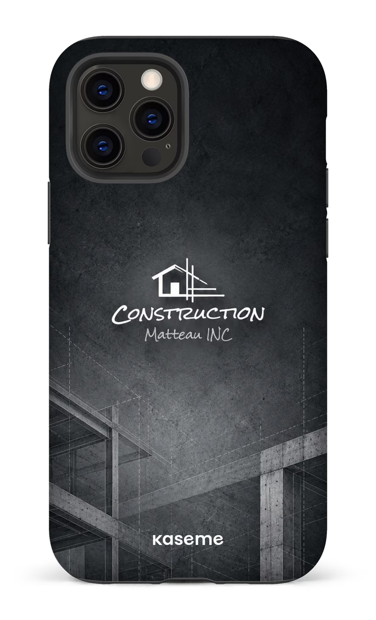 iPhone 12 Pro Tough Matte Construction Matteau -