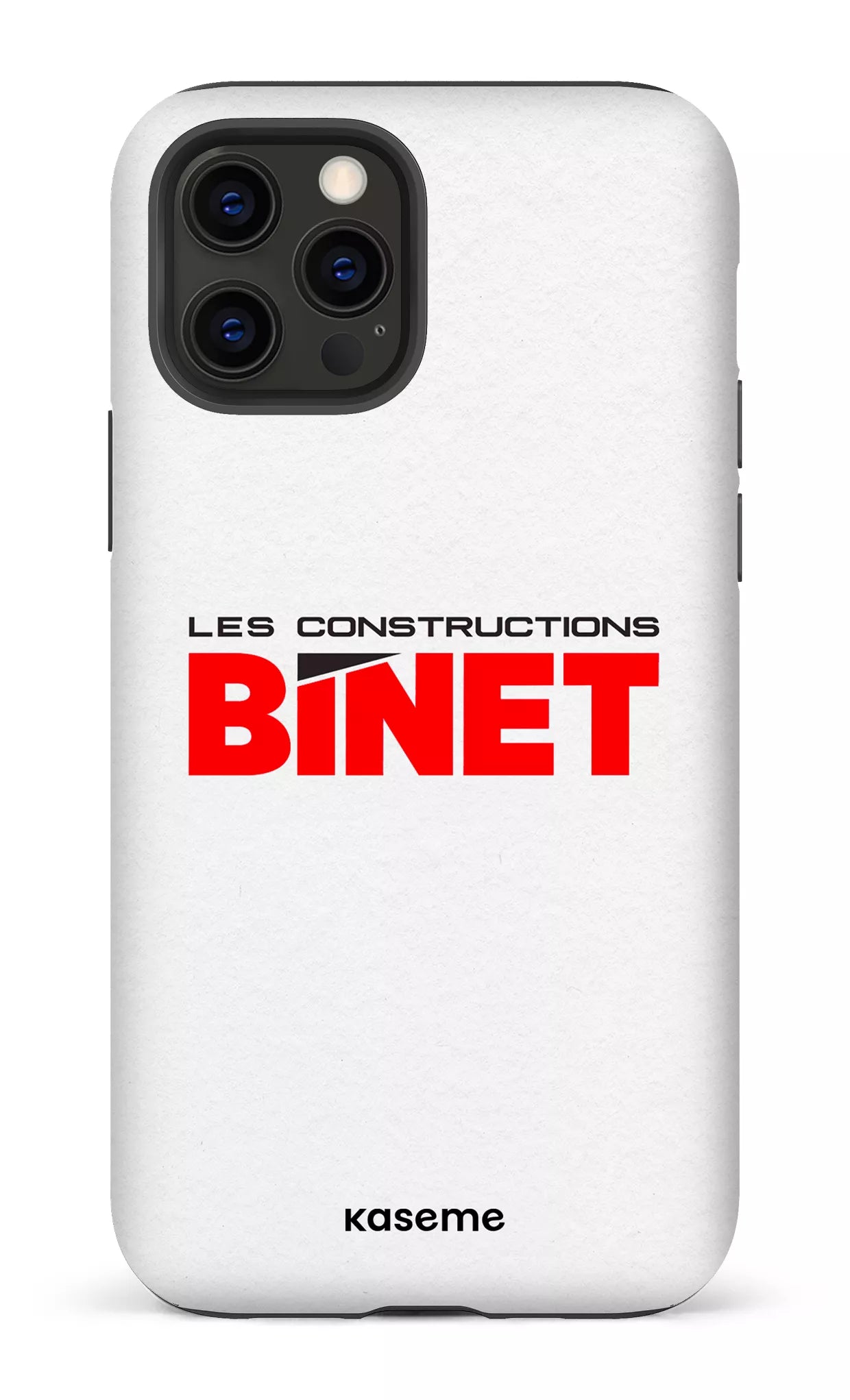 iPhone 12 Pro Tough Matte Constructions Binet Blanc -