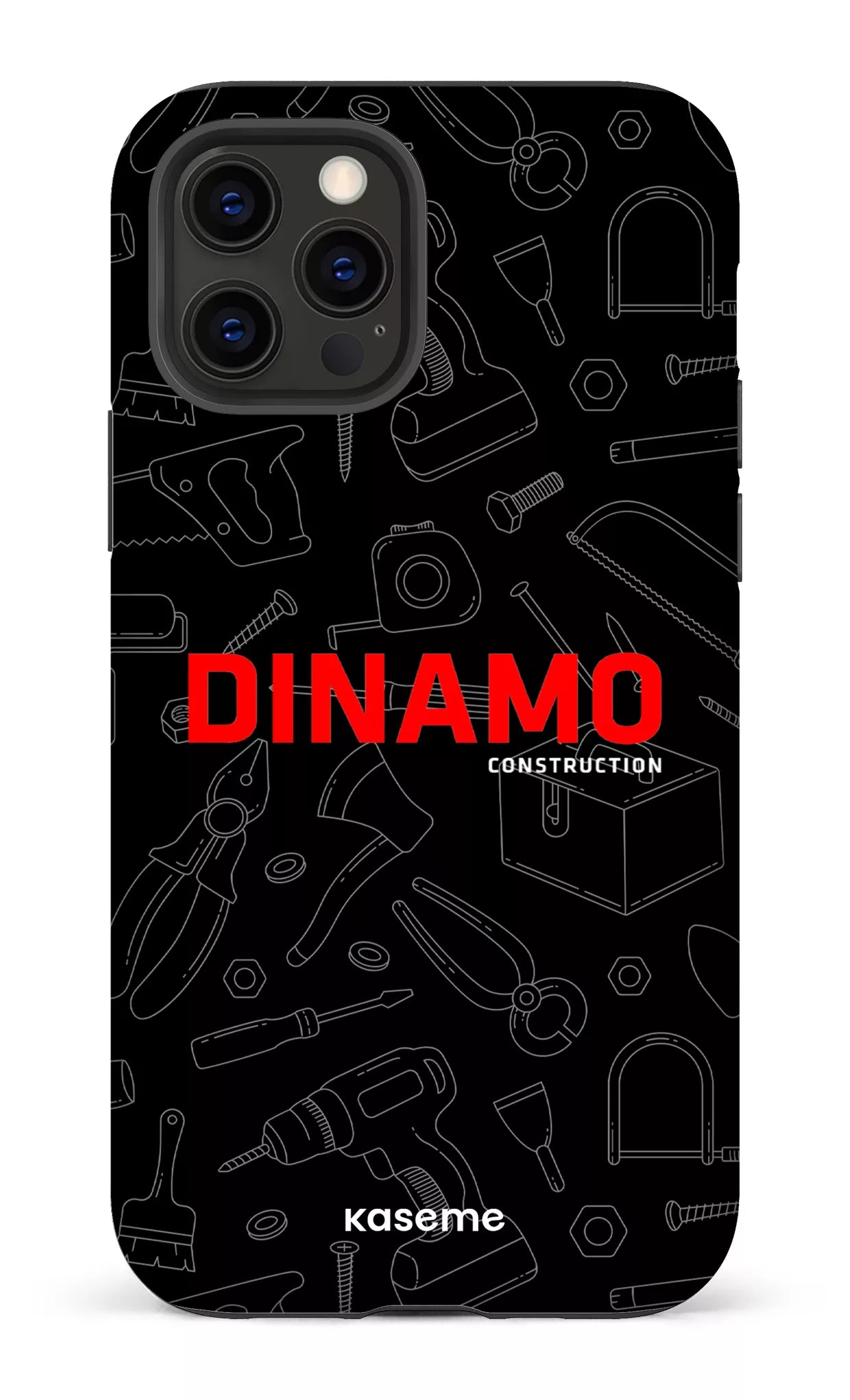 iPhone 12 Pro Tough Matte Dinamo Noir -