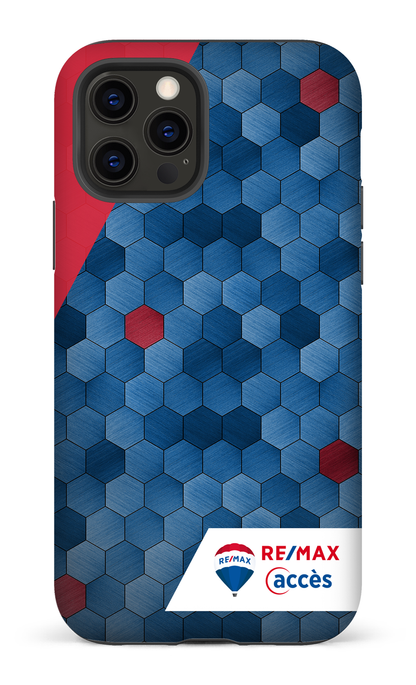 iPhone 12 Pro Tough Matte Exagones texturés -