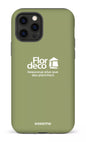 iPhone 12 Pro Tough Matte Flordeco logo Sauge -