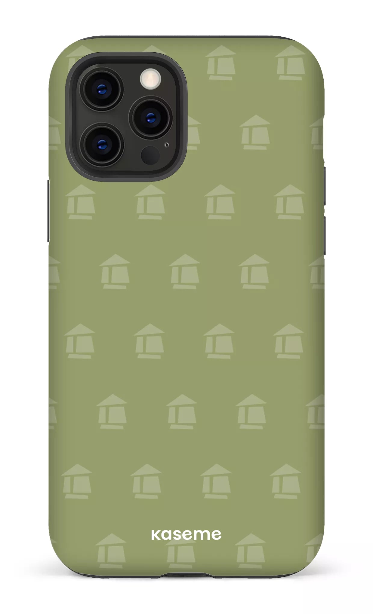 iPhone 12 Pro Tough Matte Flordeco motif sauge -