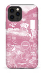 iPhone 12 Pro Tough Matte GMR Collage Rose -