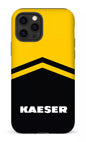 iPhone 12 Pro Tough Matte Kaeser Noir et Jaune -
