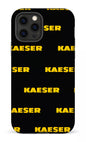 iPhone 12 Pro Tough Matte Kaeser Pattern Noir -