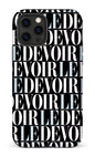iPhone 12 Pro Tough Matte Le Devoir — Gros logos -