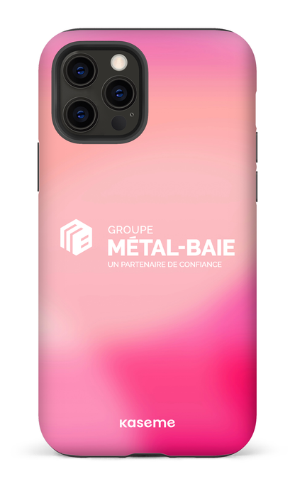 iPhone 12 Pro Tough Matte Métal-Baie Tie-Dye -